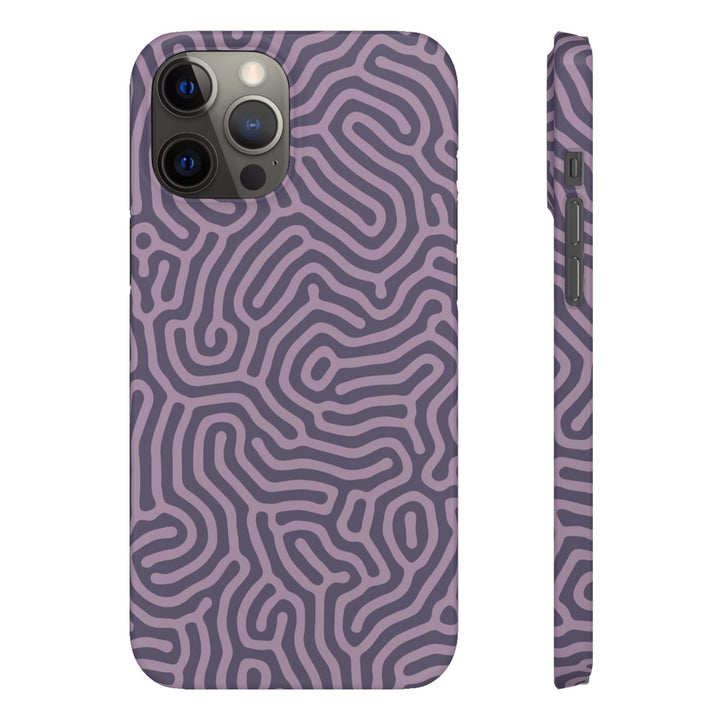 Purple Maze Phone Case