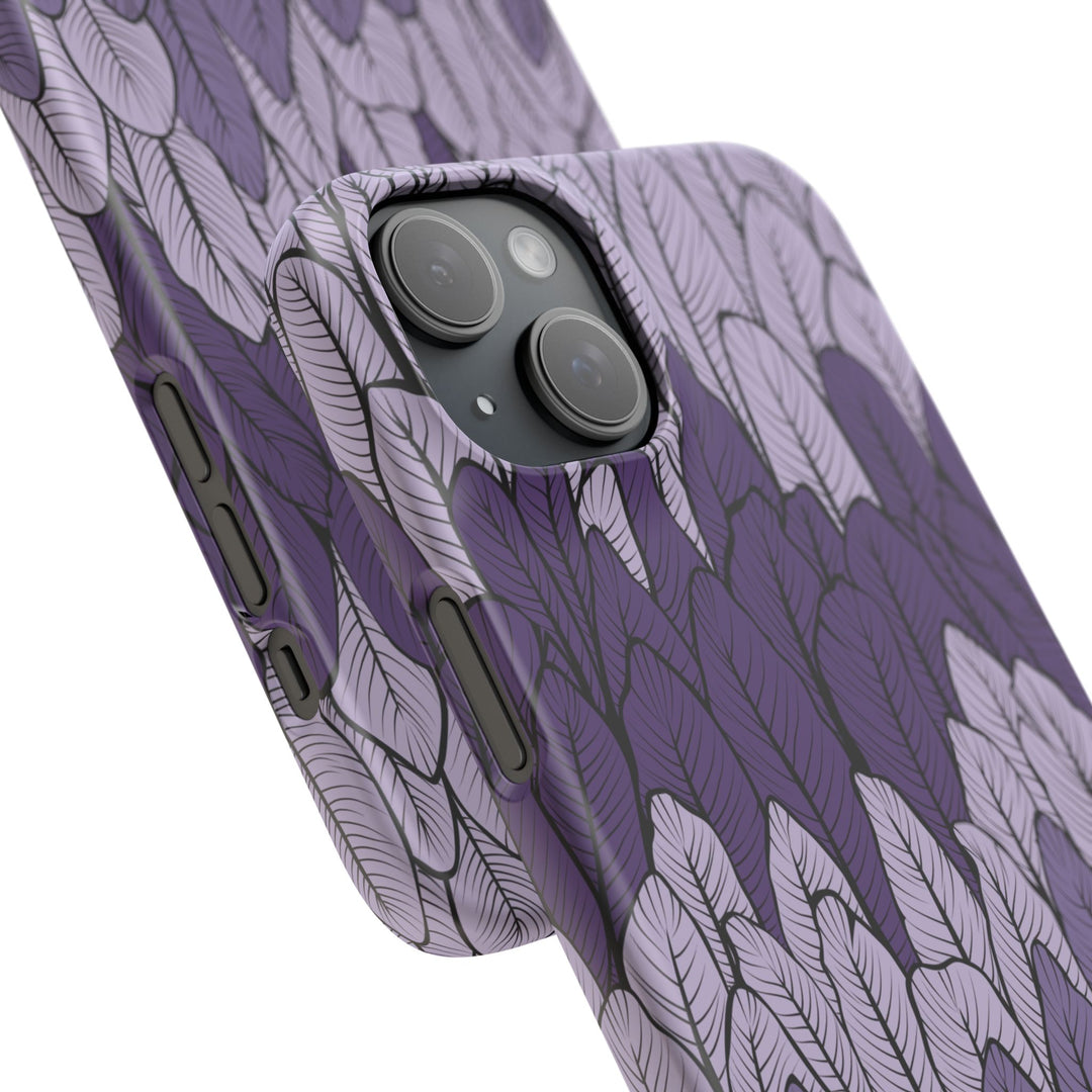 Purple Leaf Phone Case