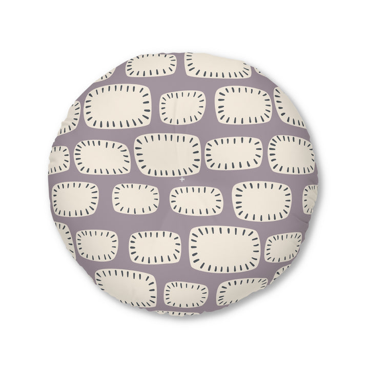 Modern Pattern Tufted Pillow