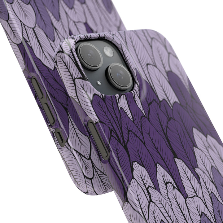 Purple Leaf Phone Case