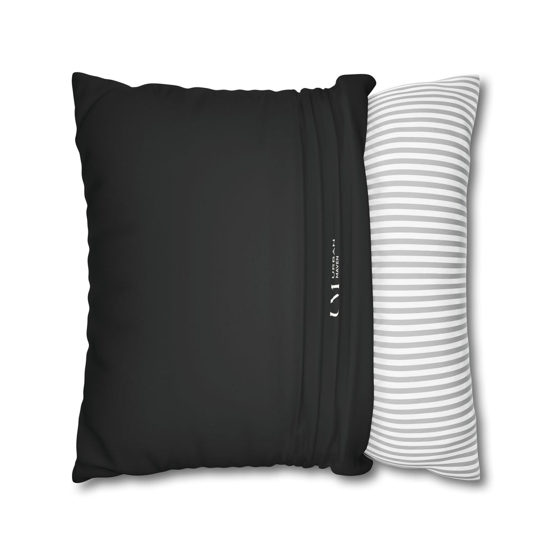 Pillow Cover - Chic Black & White Botanical Design