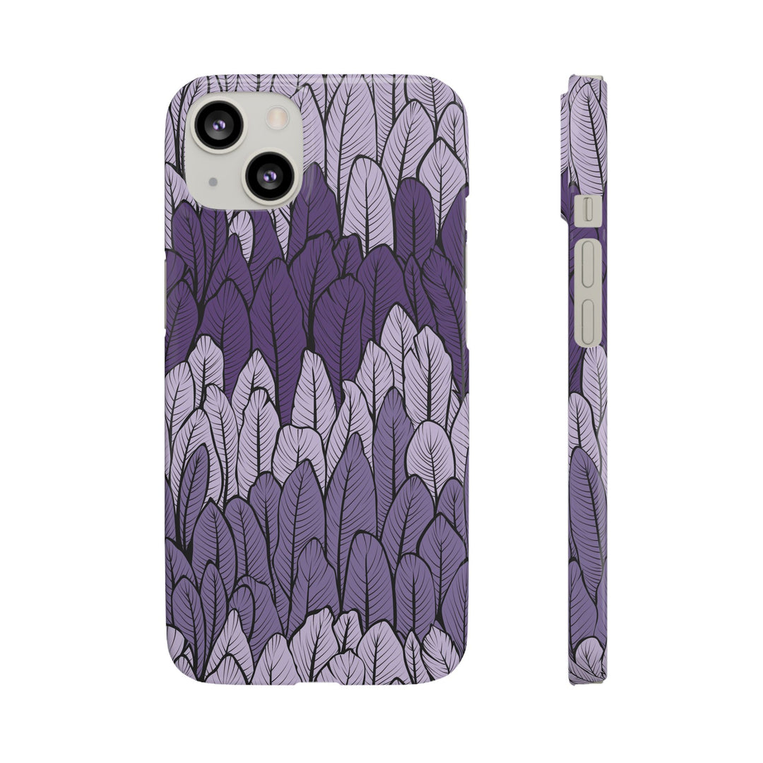 Purple Leaf Phone Case