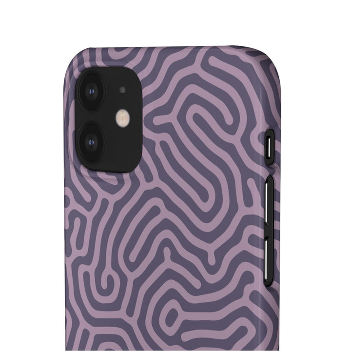 Purple Maze Phone Case