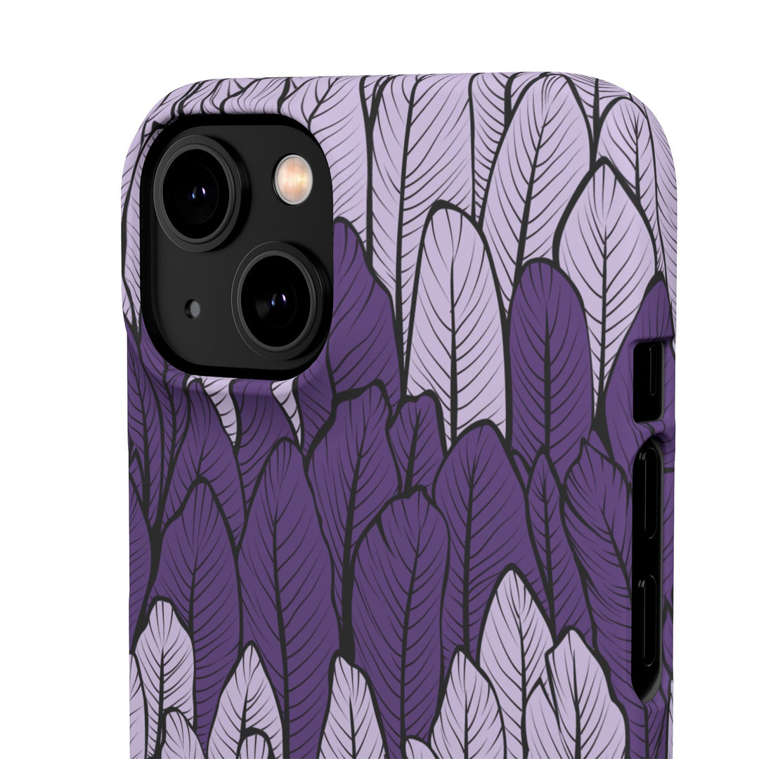 Purple Leaf Phone Case