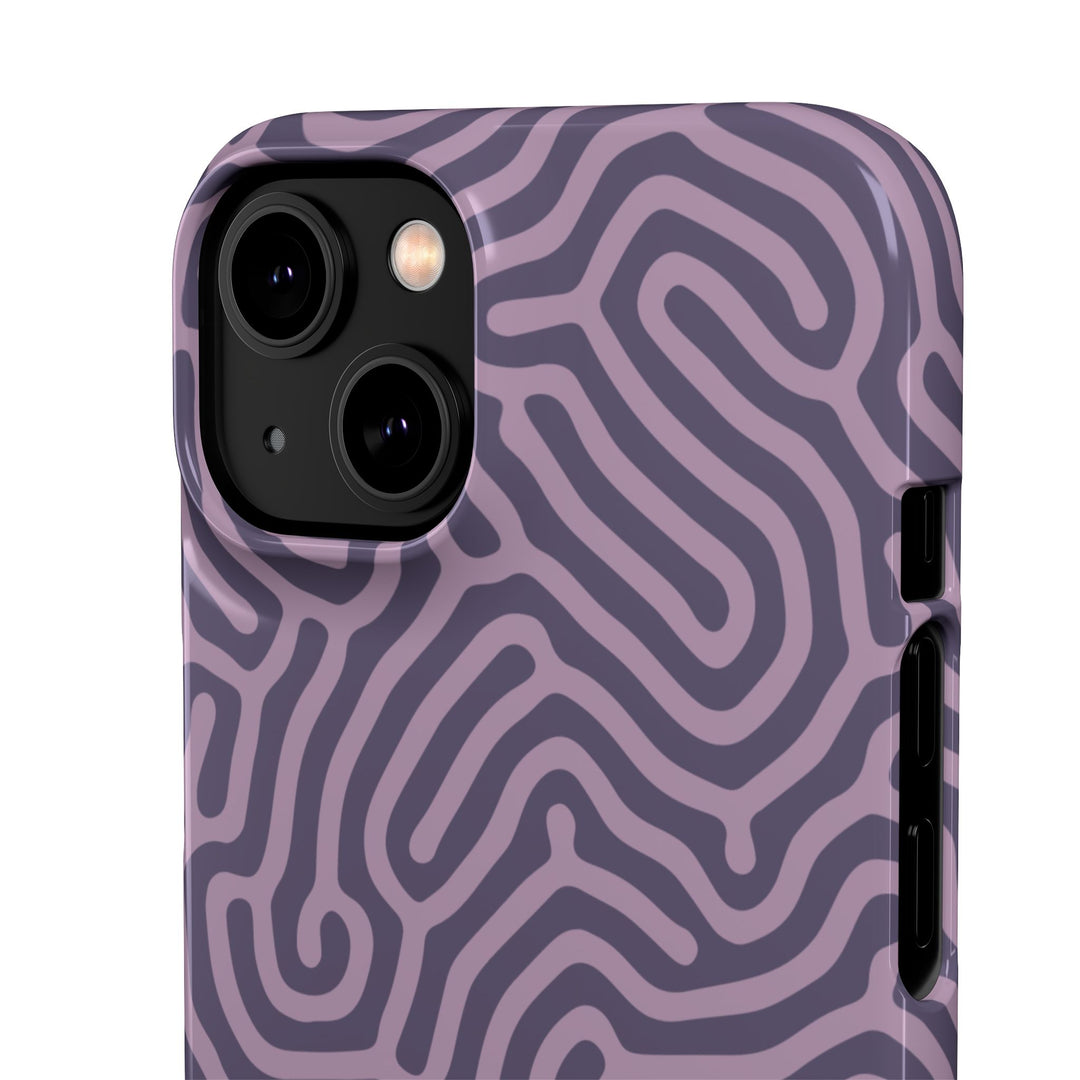 Purple Maze Phone Case