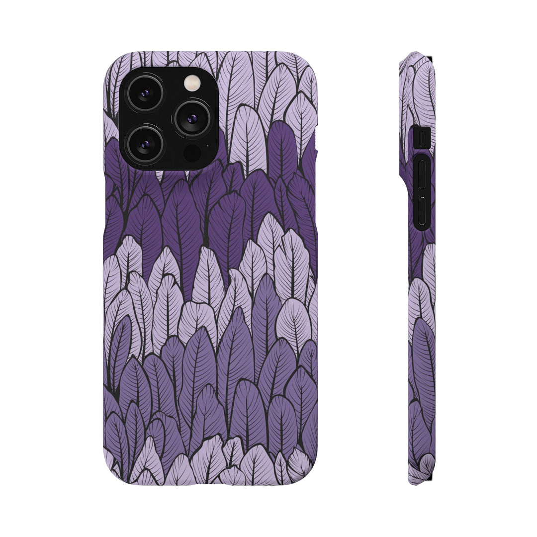 Purple Leaf Phone Case