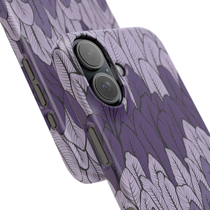 Purple Leaf Phone Case