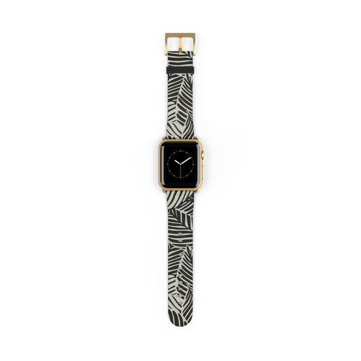 Monochrome Leaf Apple Watch Band