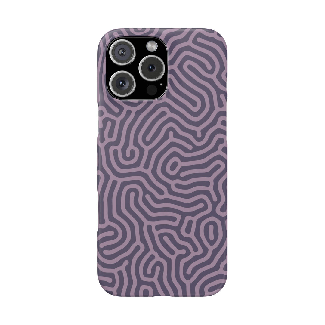 Purple Maze Phone Case