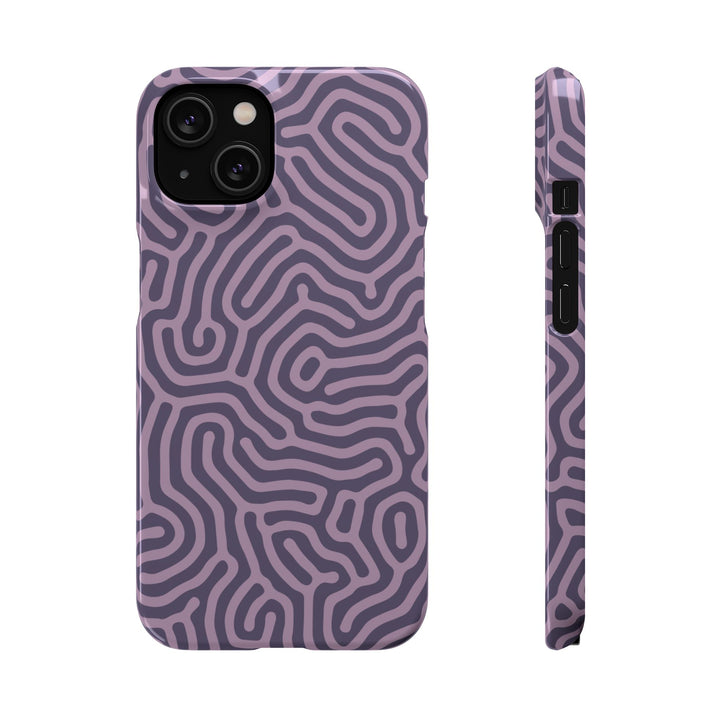 Purple Maze Phone Case