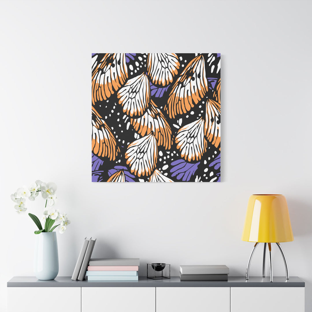 Canvas Art - Bold Monarch Wing Design