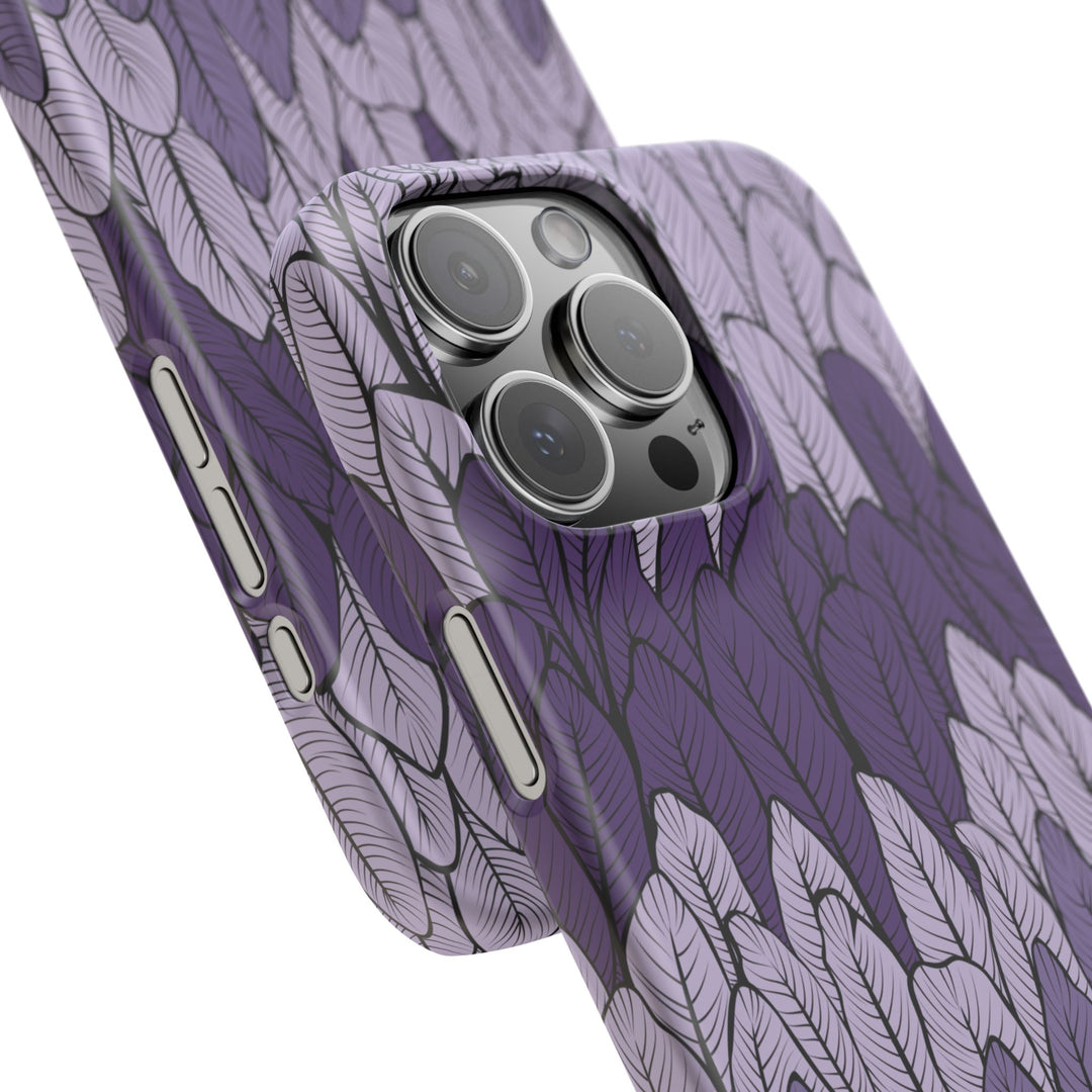 Purple Leaf Phone Case