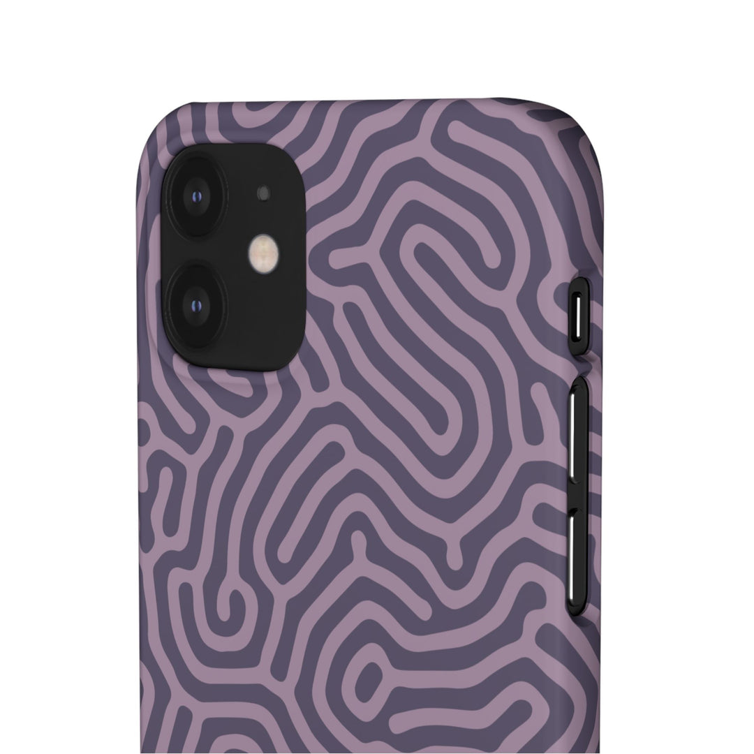 Purple Maze Phone Case