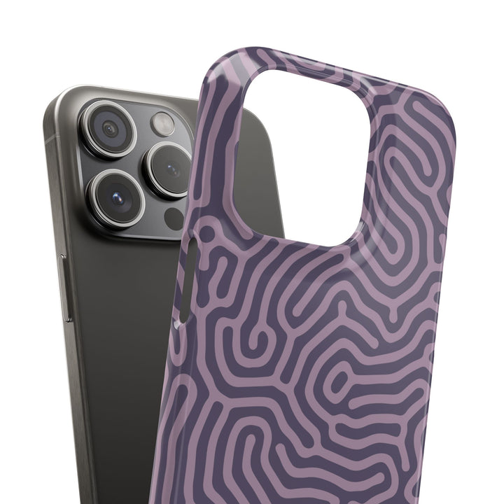 Purple Maze Phone Case