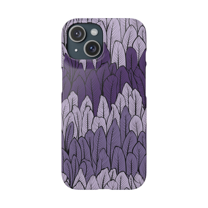 Purple Leaf Phone Case