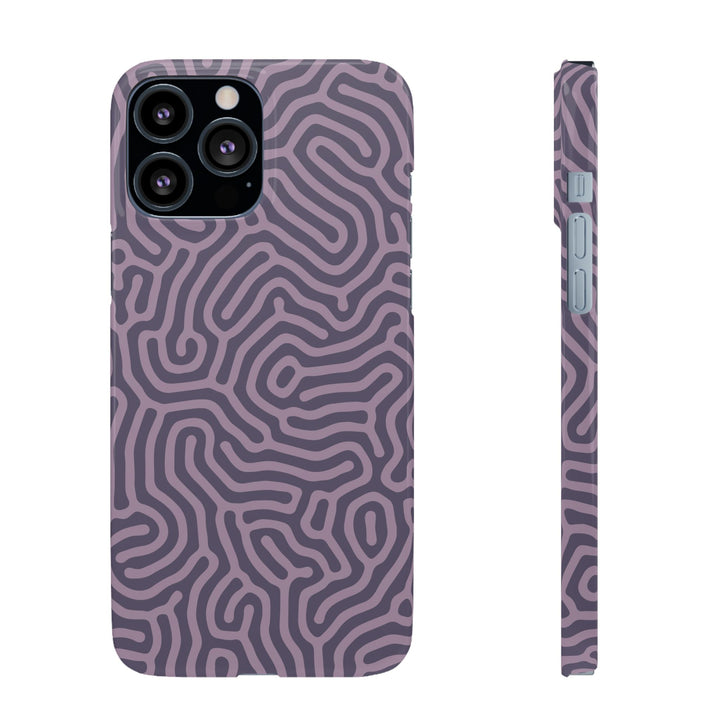 Purple Maze Phone Case