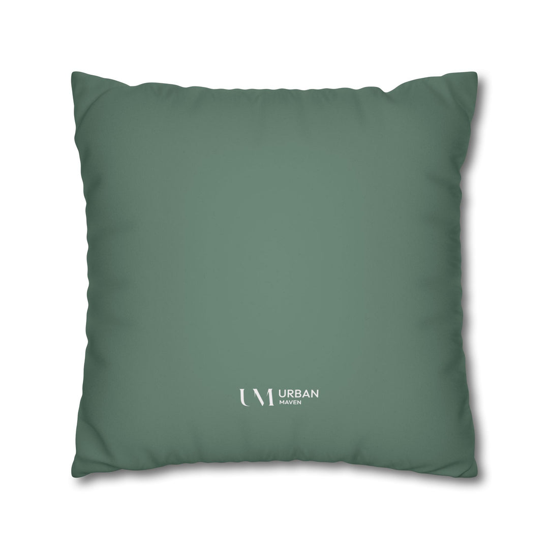 Pillow Cover - Tropical Leaf Design