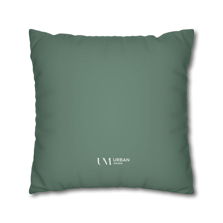 Pillow Cover - Tropical Leaf Design