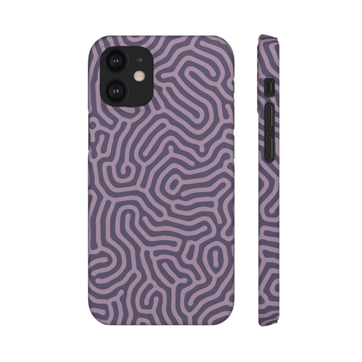 Purple Maze Phone Case