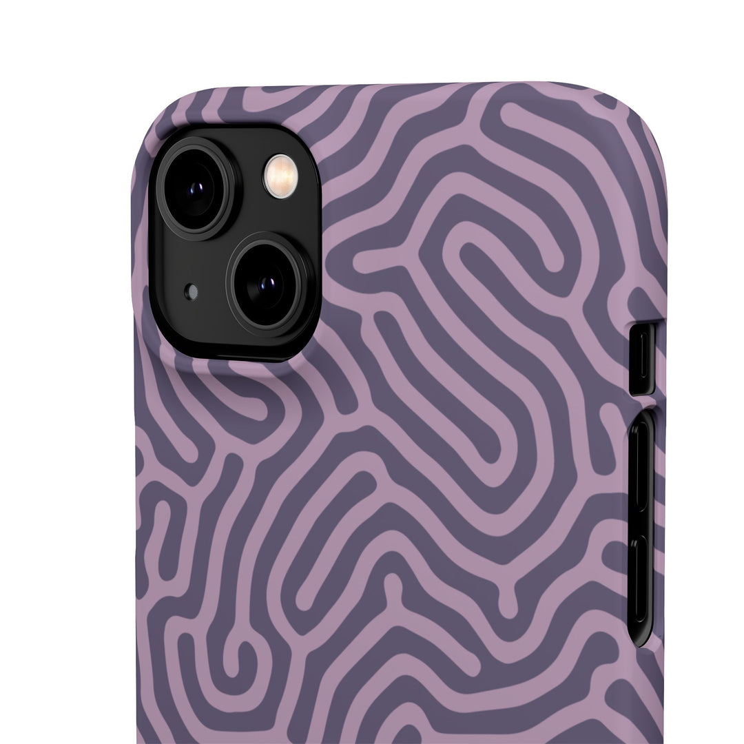 Purple Maze Phone Case