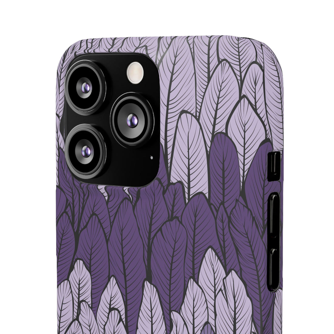 Purple Leaf Phone Case