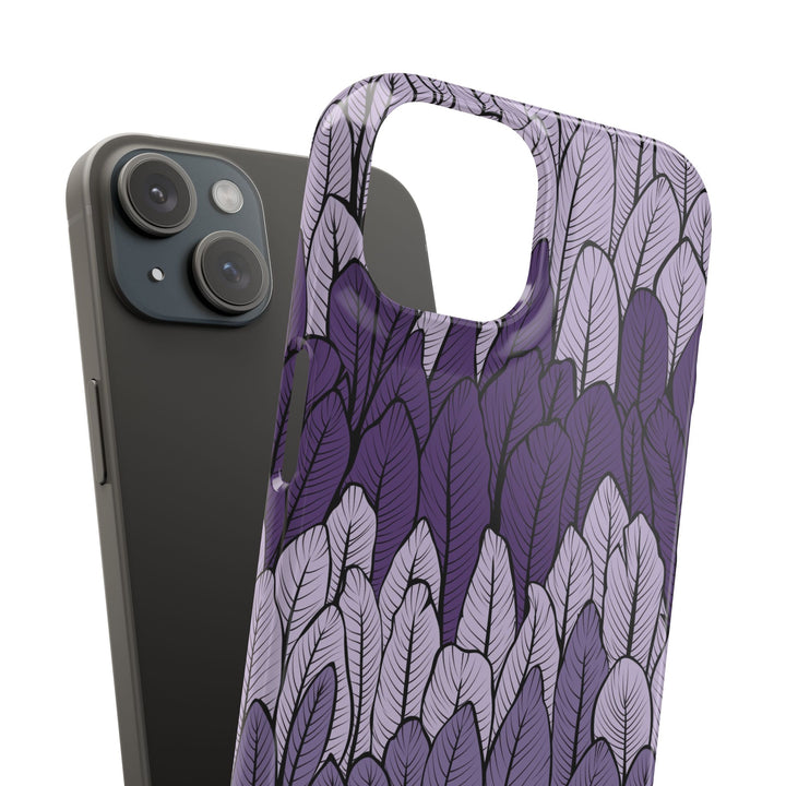 Purple Leaf Phone Case