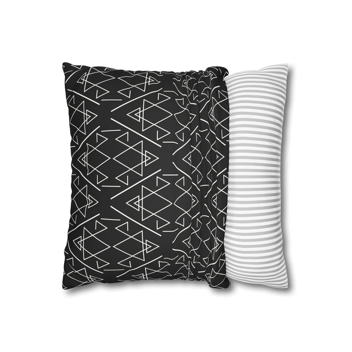 Geometric Black Pillowcase