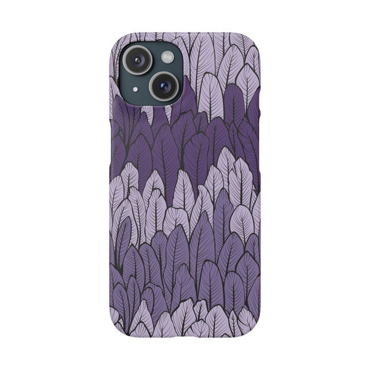 Purple Leaf Phone Case