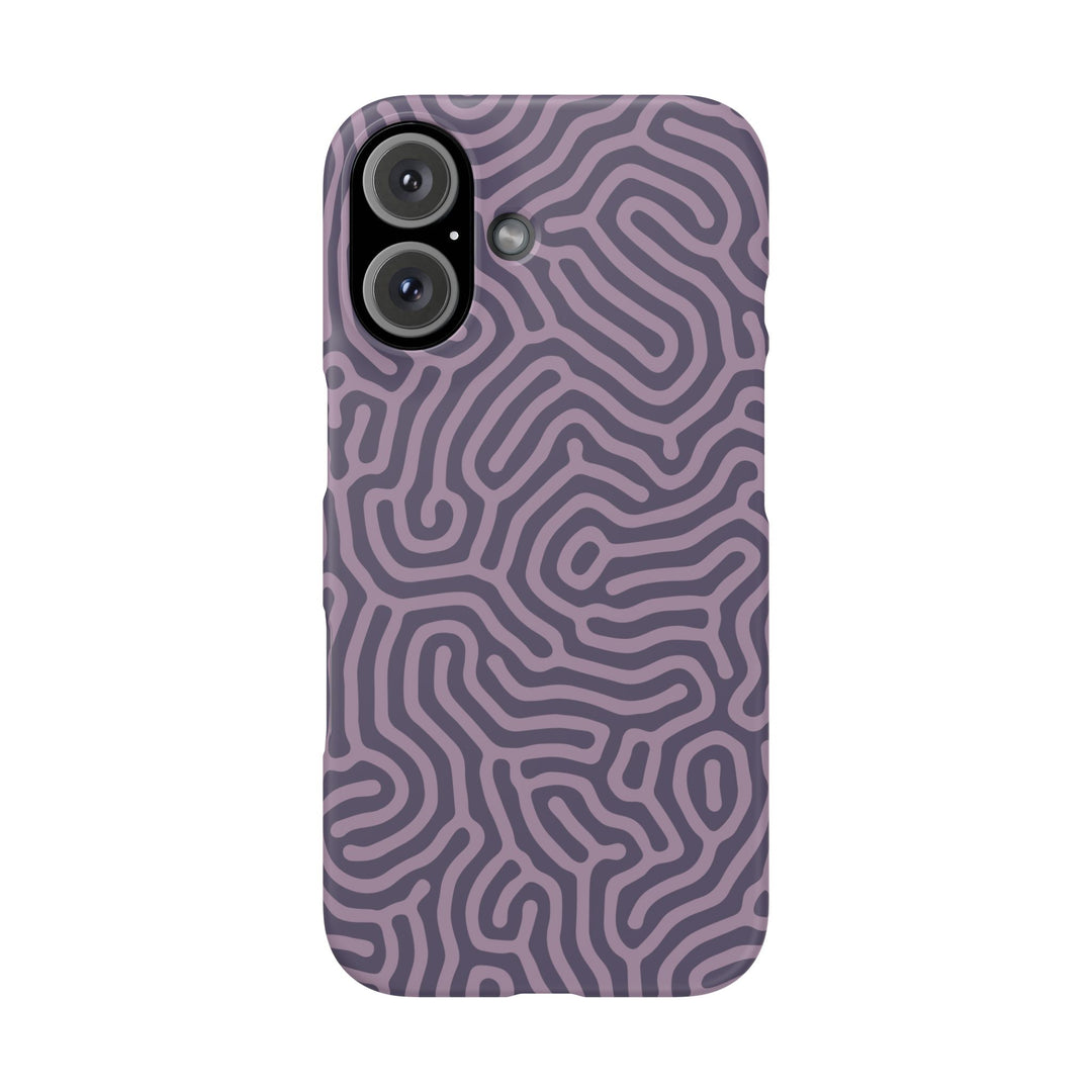 Purple Maze Phone Case