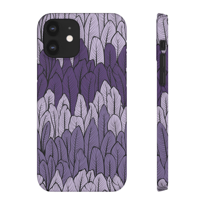 Purple Leaf Phone Case