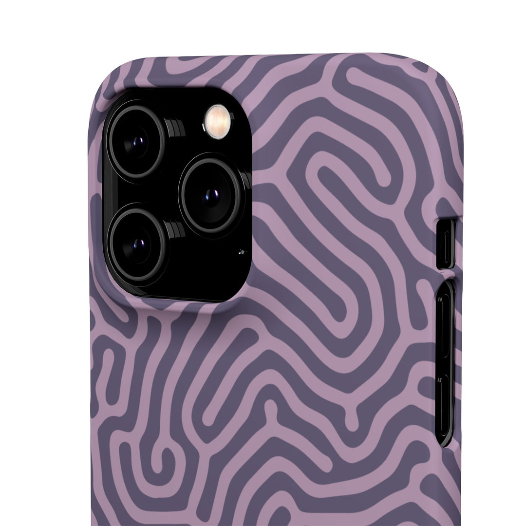 Purple Maze Phone Case