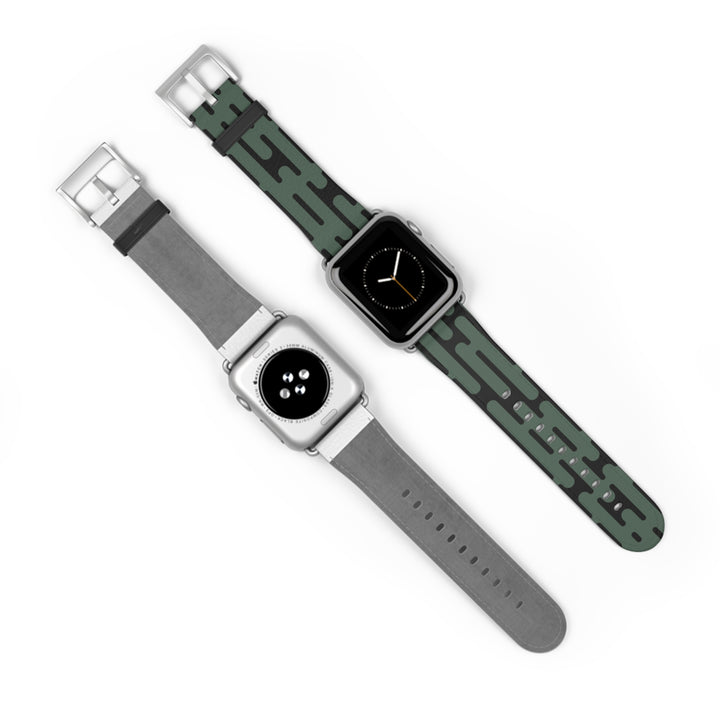 Green Geometric Watchband