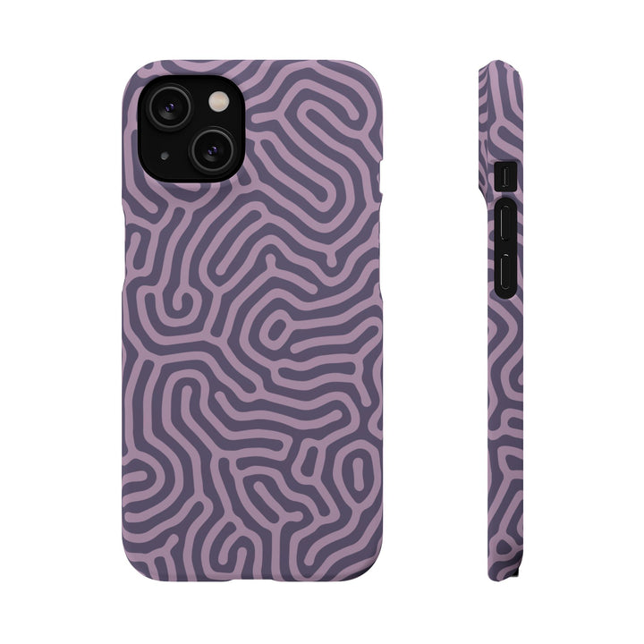 Purple Maze Phone Case