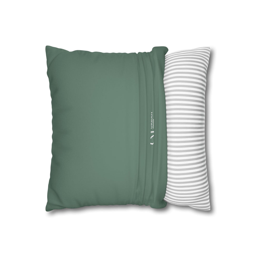 Pillow Cover - Tropical Leaf Design