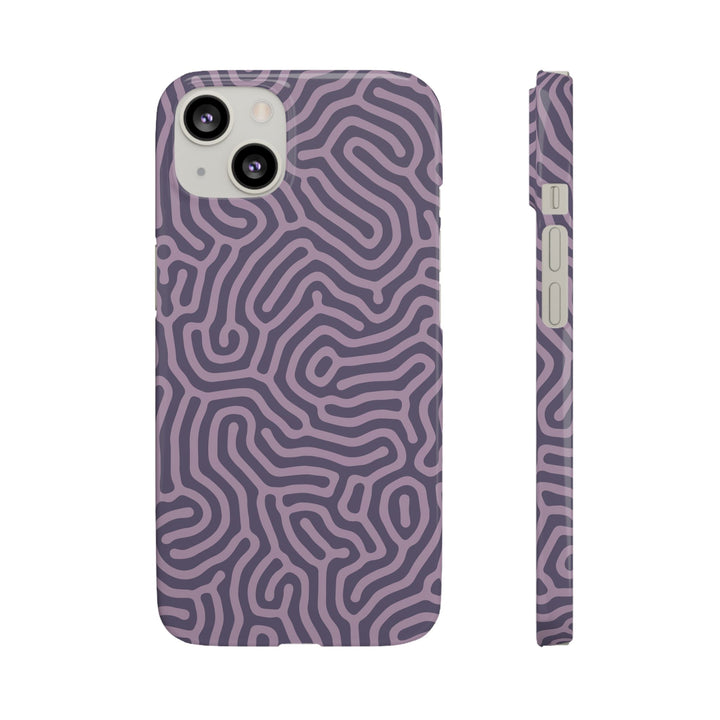 Purple Maze Phone Case