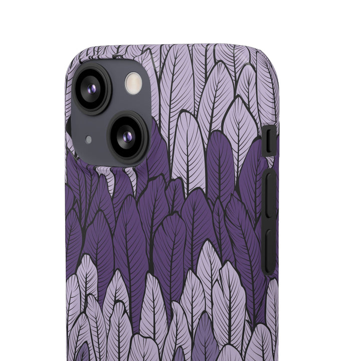 Purple Leaf Phone Case