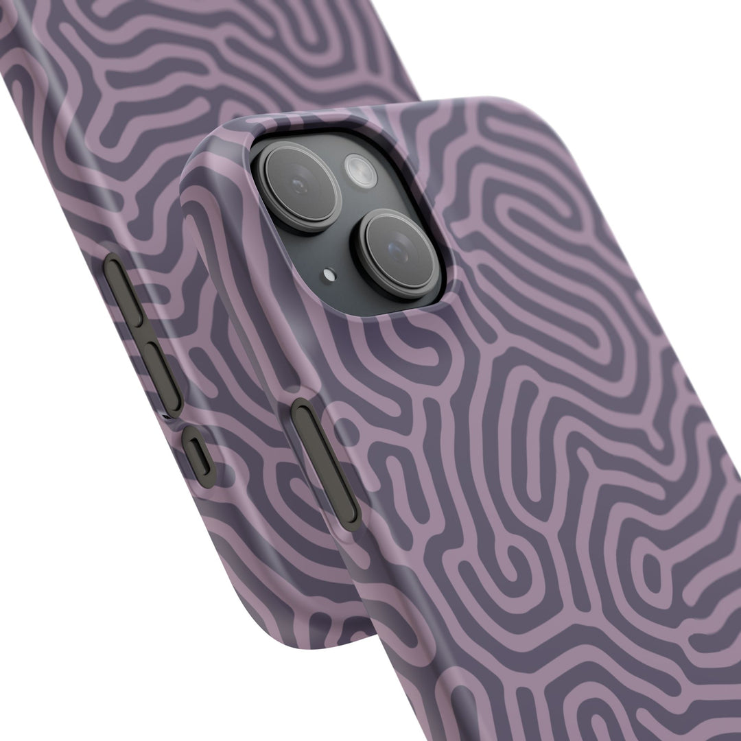 Purple Maze Phone Case