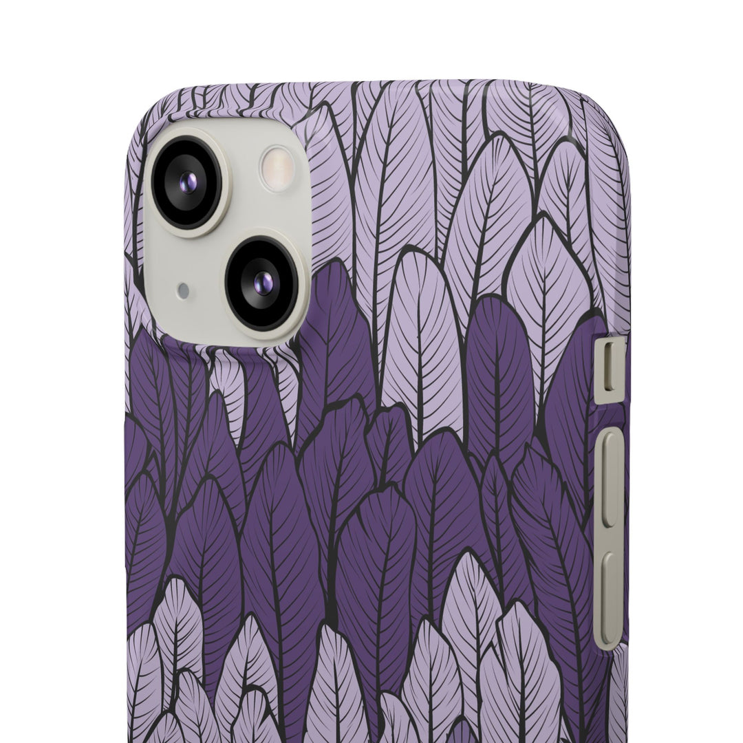 Purple Leaf Phone Case