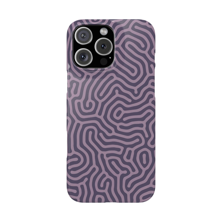 Purple Maze Phone Case