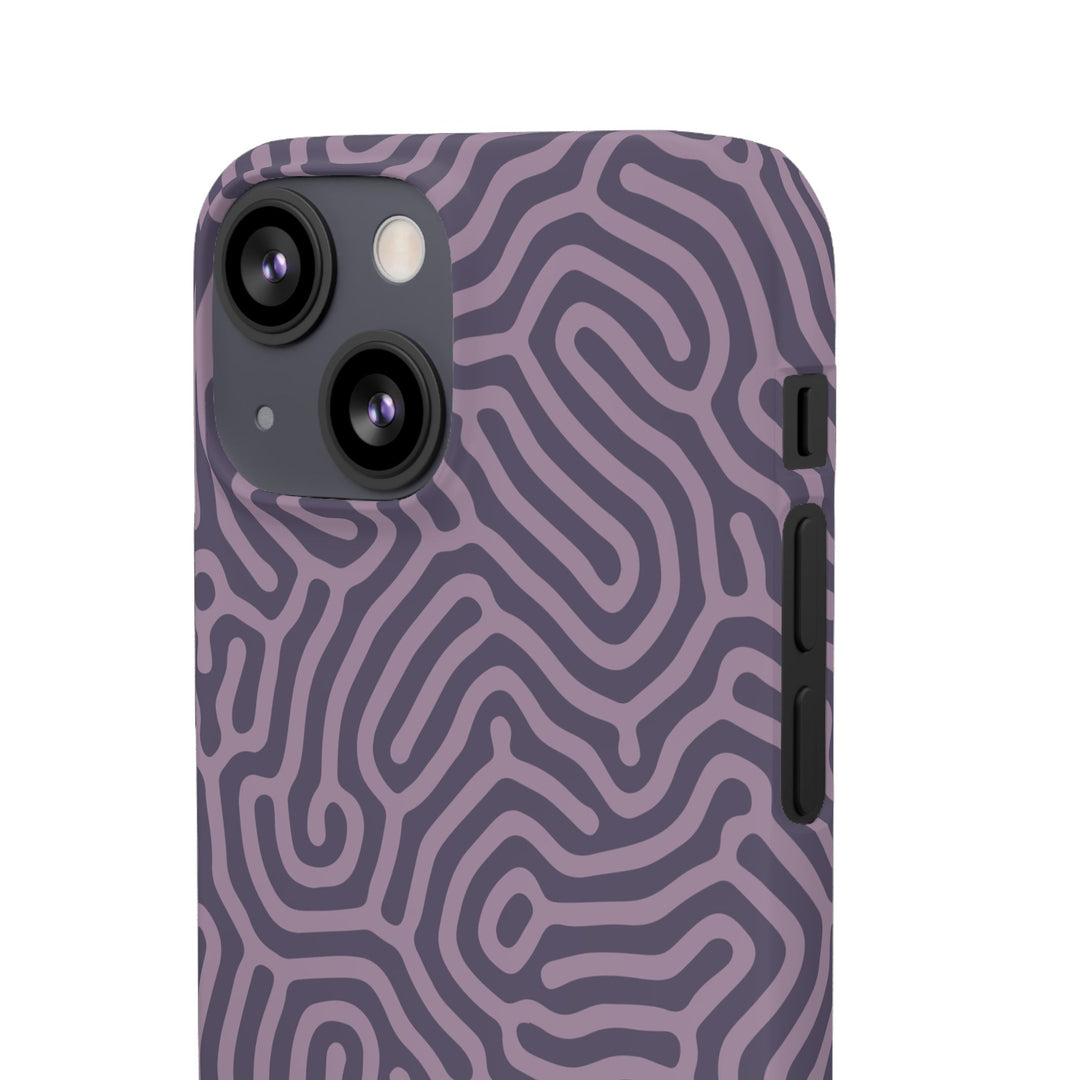 Purple Maze Phone Case