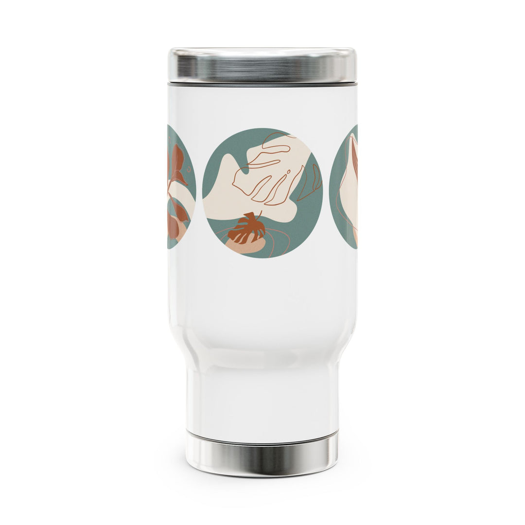 Stainless Steel Travel Mug with Handle – Insulated, Sleek, & Durable