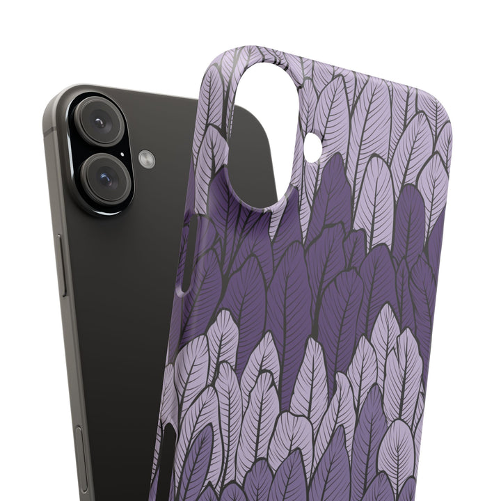 Purple Leaf Phone Case