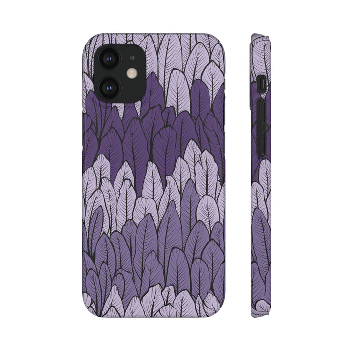 Purple Leaf Phone Case