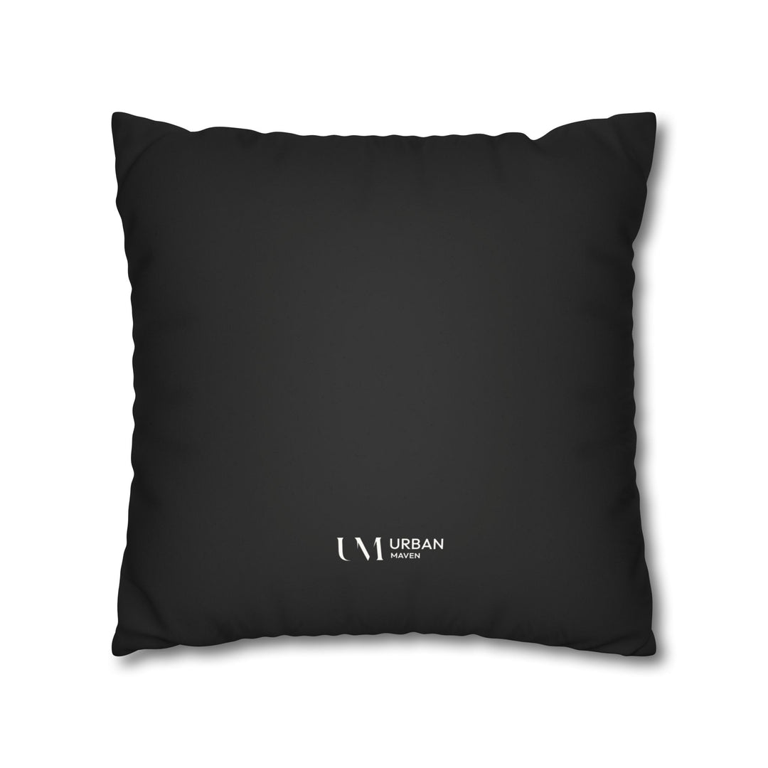 Geometric Black Pillowcase