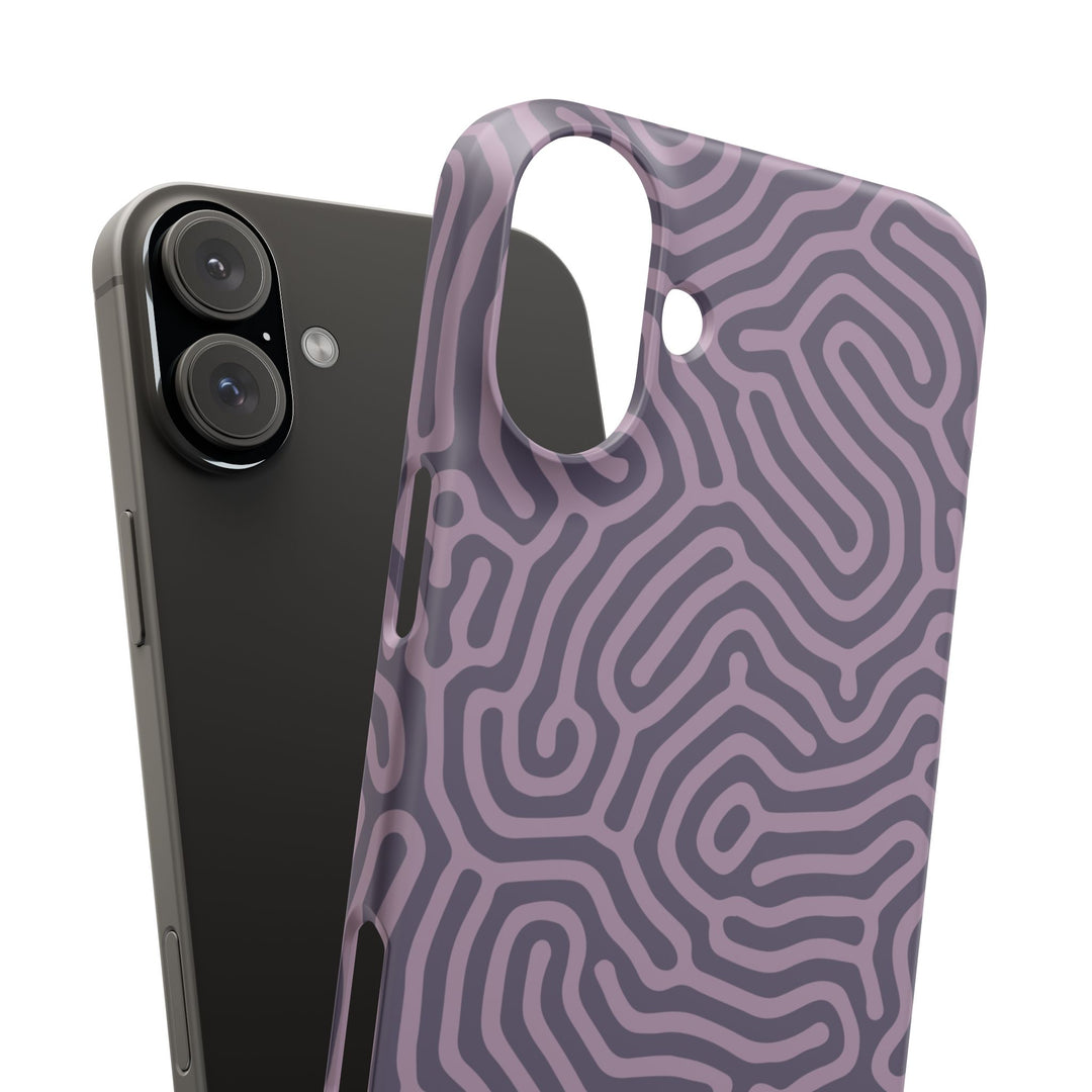 Purple Maze Phone Case