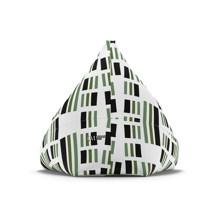 Green & Black Checkered Bean Bag