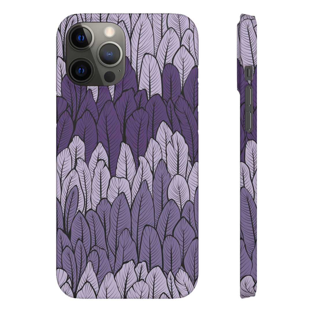 Purple Leaf Phone Case