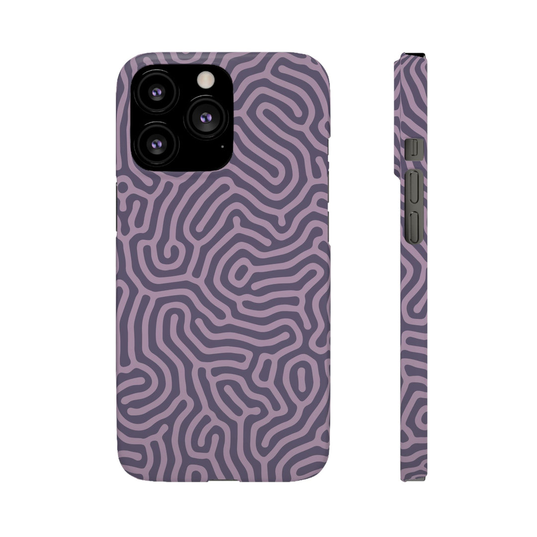 Purple Maze Phone Case