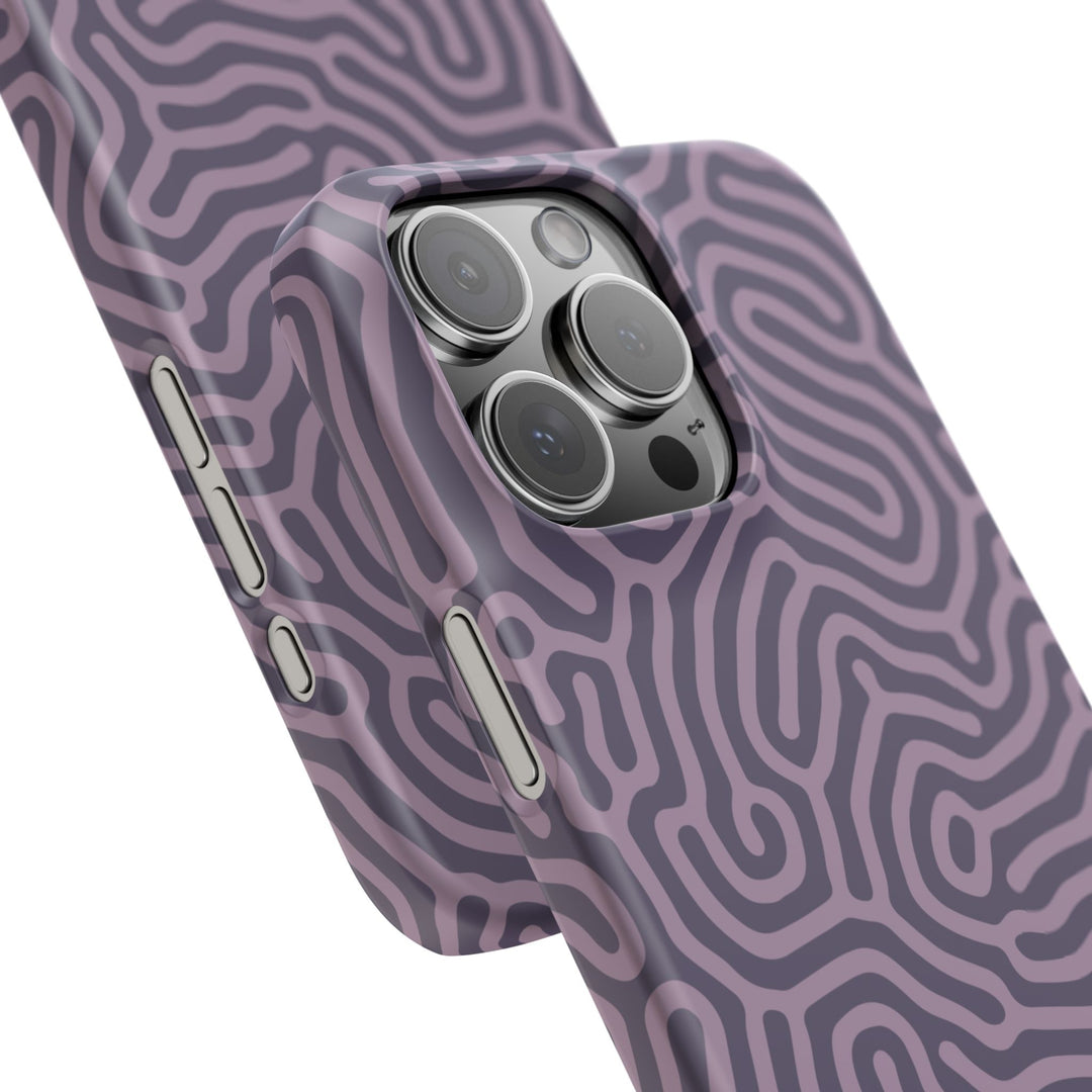 Purple Maze Phone Case