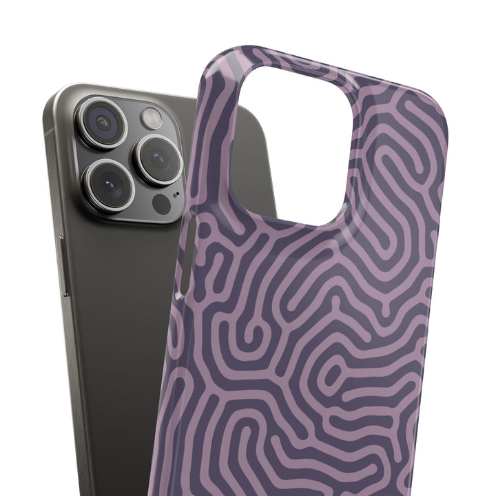 Purple Maze Phone Case